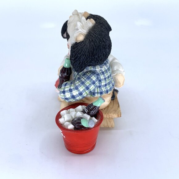 Mary's Moo Moos Coca-Cola “Moo By My Side Is Soda-lightful” Enesco Cow Figurine - Picture 7 of 12